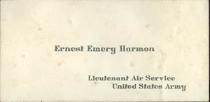 E.E. Harmon Calling Card